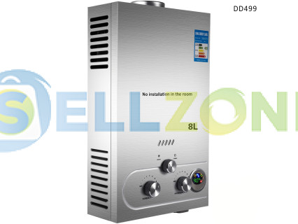 Φορητός θερμοσίφωνας αερίου 8 λίτρων για κάμπινγκ και εξωτερικούς χώρους - DD499